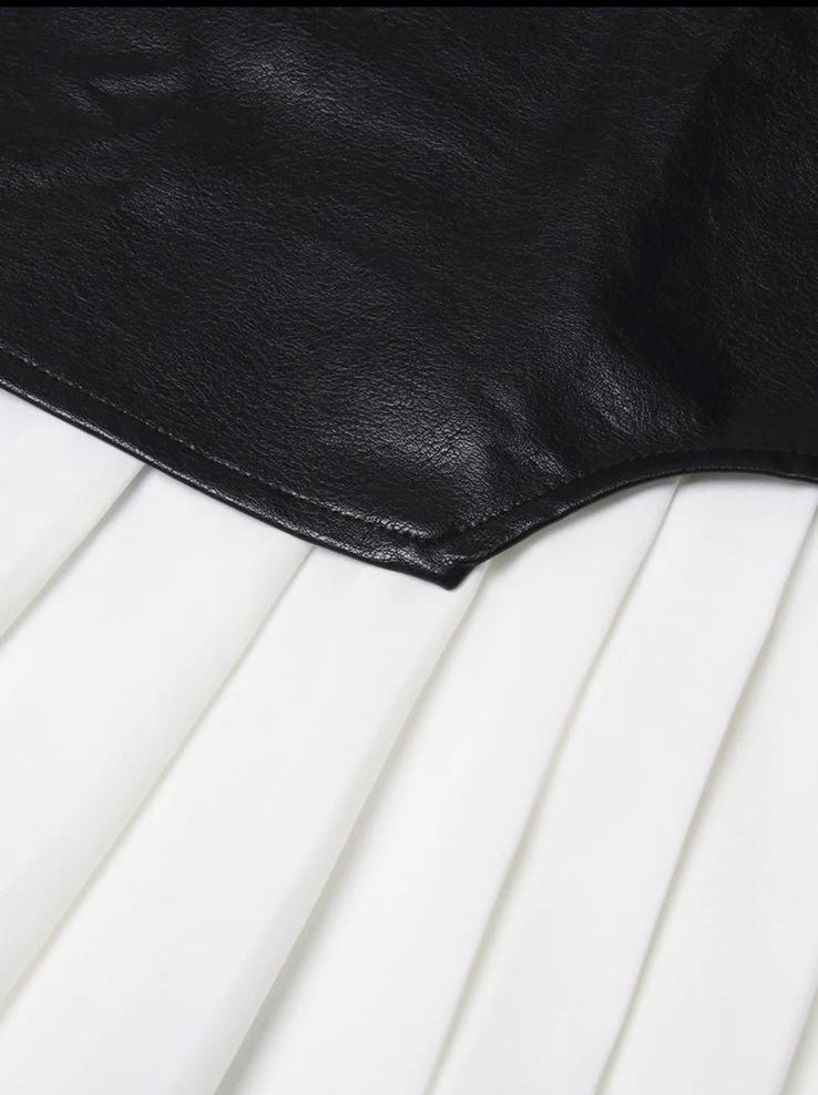 PU Leather Skirt Nora Nkosi