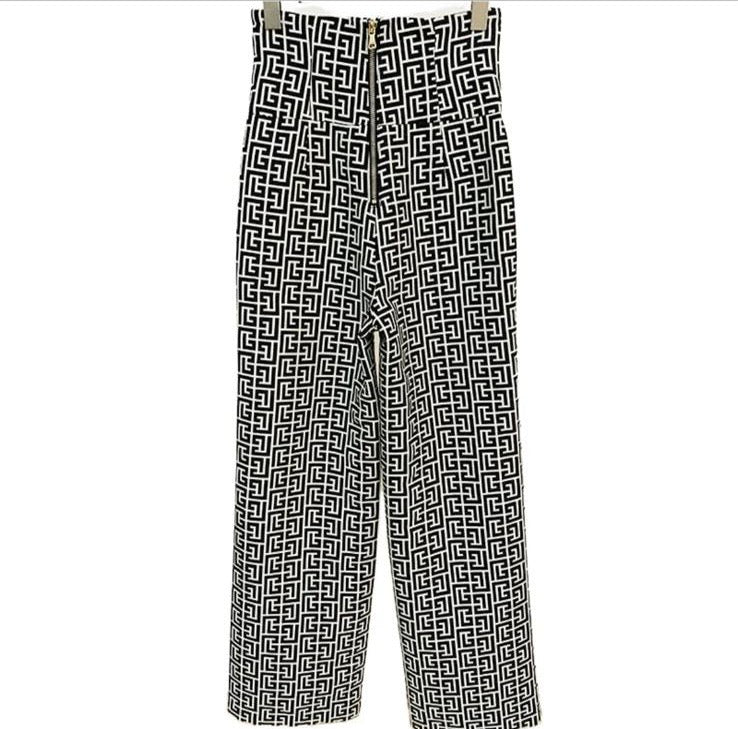 Black button Trousers Nora Nkosi