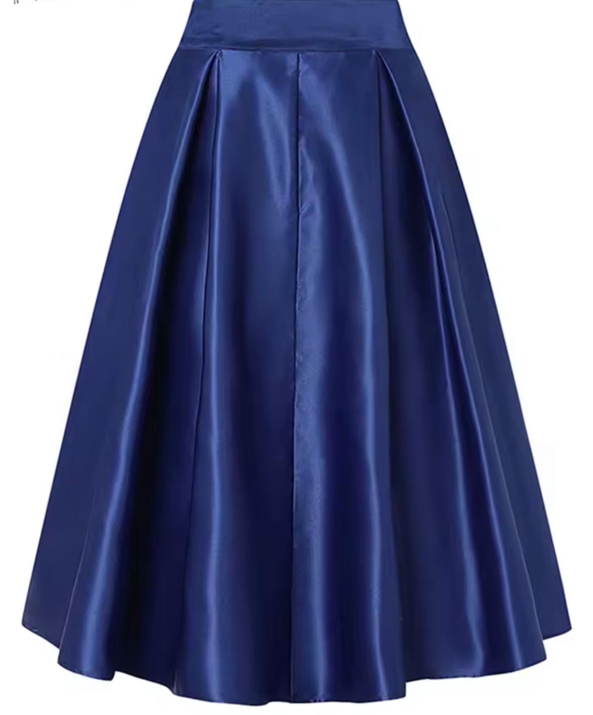 Blue Serene Hill Skirt Set