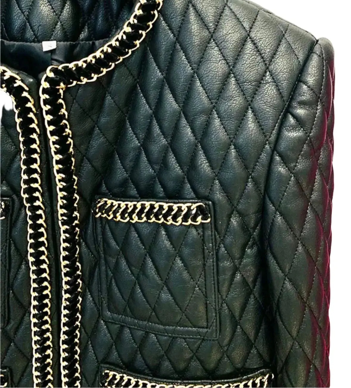 Golden & Black Chain Jacket