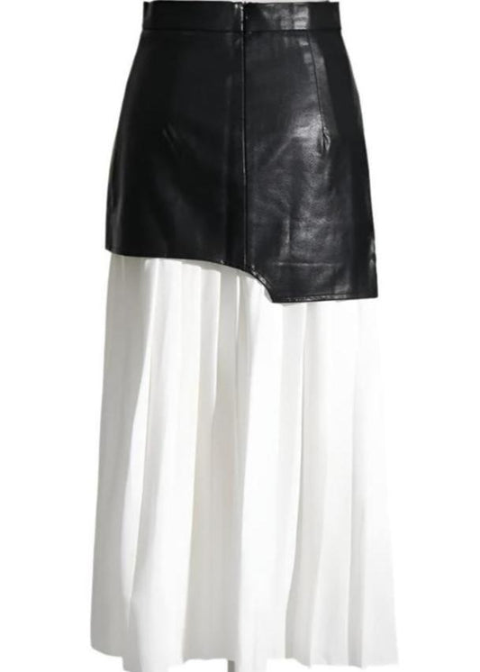 PU Leather  Skirt Nora Nkosi