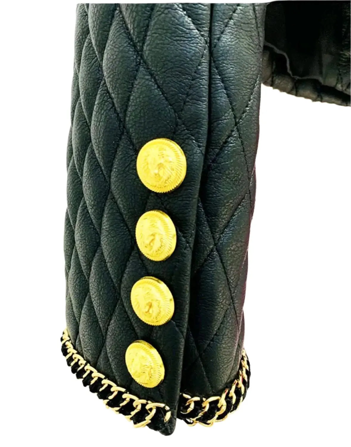 Golden & Black Chain Jacket Nora Nkosi