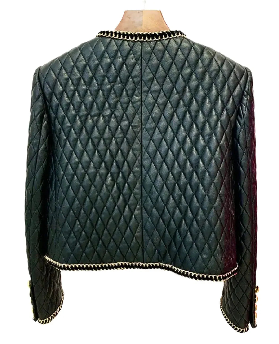 Golden & Black Chain Jacket Nora Nkosi