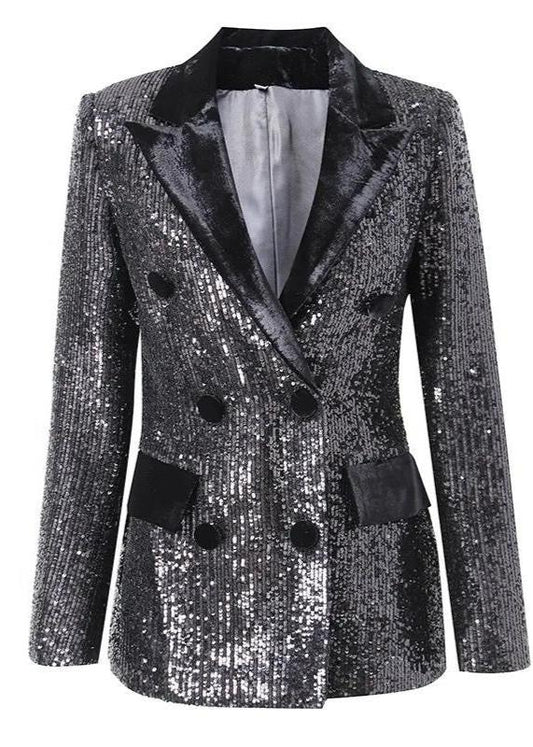 Silky Sparkle Blazer