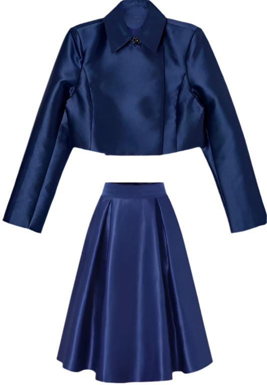 Blue Serene Hill Skirt Set