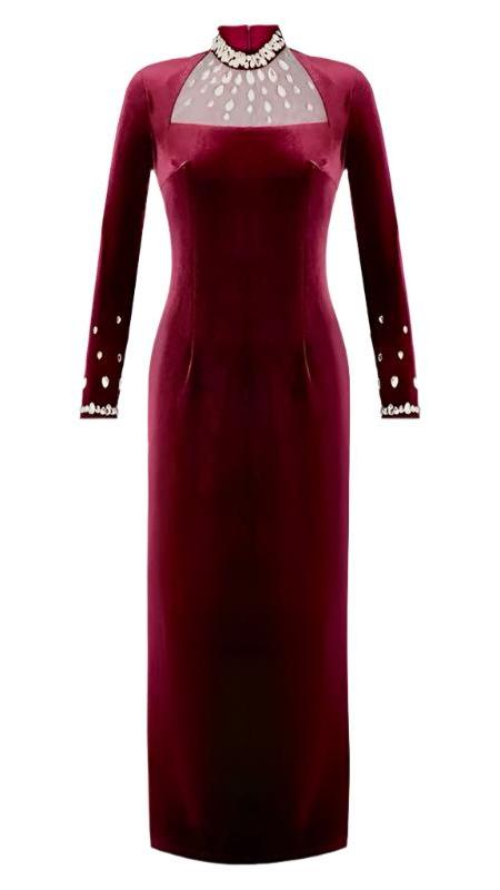 Velvet Ruby Dress Nora Nkosi