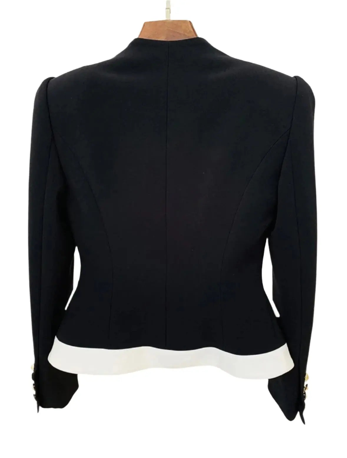 V  Black & White Blazer My Store