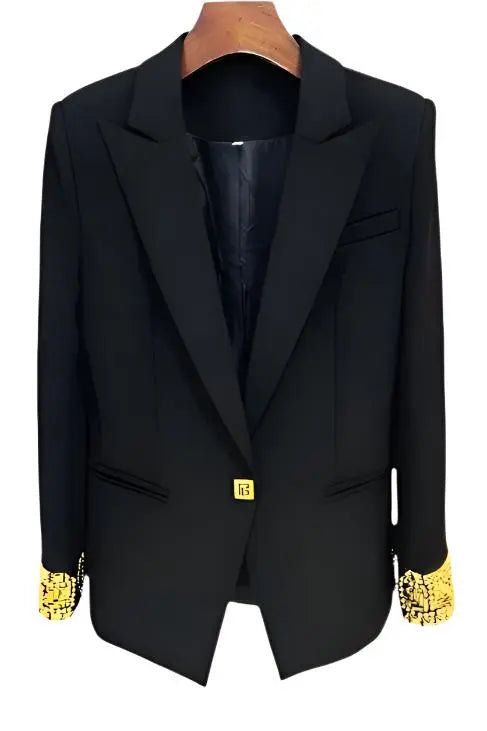 Smart Gold Palm   Blazer Nora Nkosi