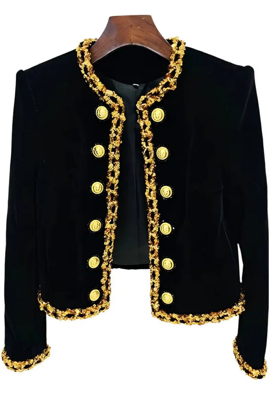 Gold Lining Blazer Nora Nkosi